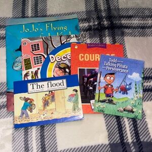 Assorted Kids Picture Books - Blue, Red, Green Covers
